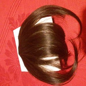 Ladies Snap in bangs Human Hair